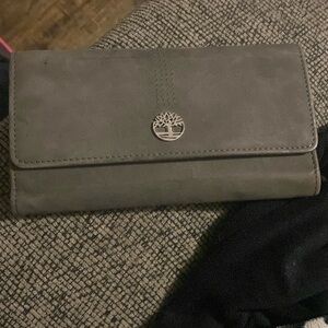 Gray Leather Timberland Women’s wallet